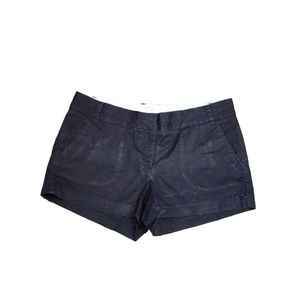 J. Crew Broken in Chino Shorts, Size 12, Black